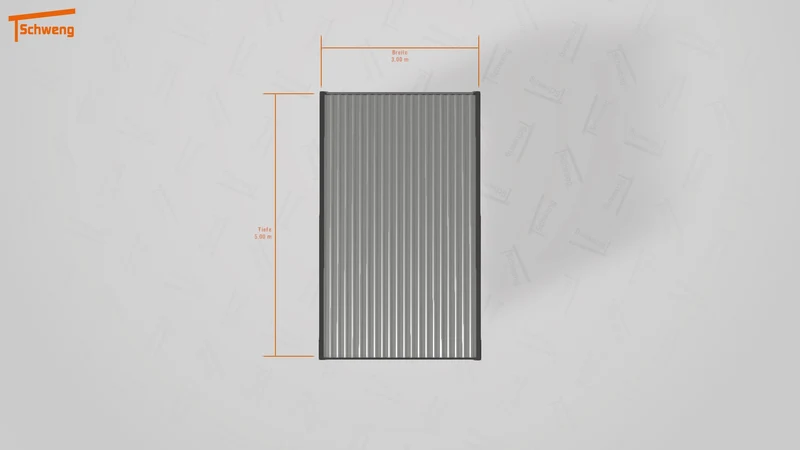 #DE Schweng Flachdachcarport C600 (ID mjr575)