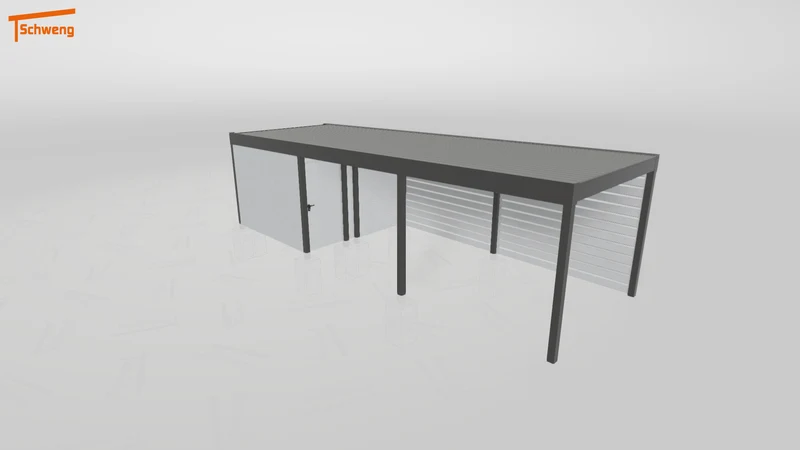 #DE Schweng Flachdachcarport C600 (ID bkj593) #MTG