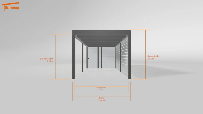 #DE Schweng Flachdachcarport C600 (ID bkj593) #MTG
