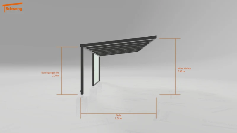 #DE Schweng Terrassenüberdachung S400 (ID 33pm7z)