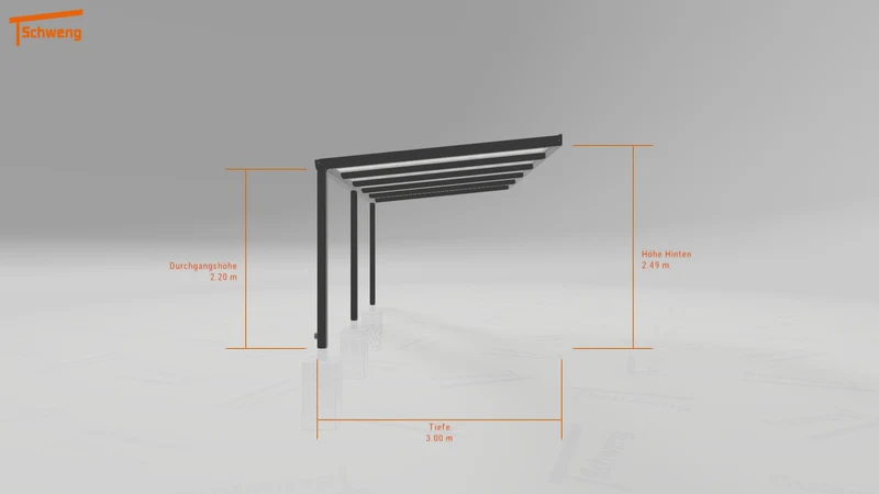 #DE Schweng Terrassenüberdachung S350 (ID 42vbx7)