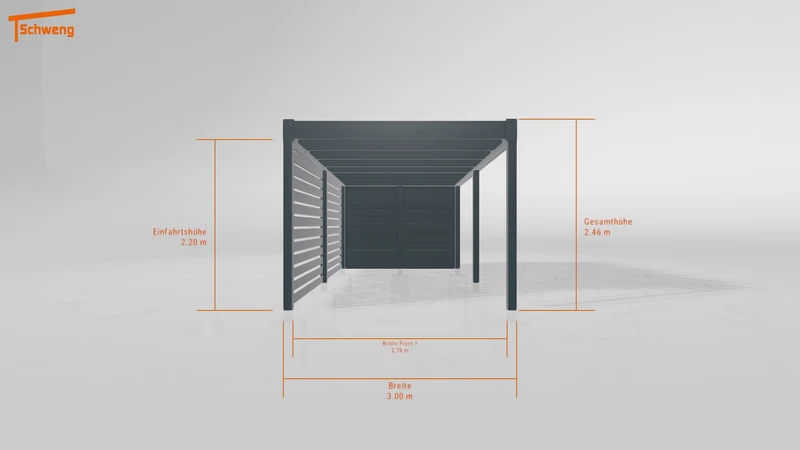 #DE Schweng Flachdachcarport C600+ (ID bkj5qq) #MTG