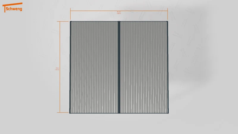 #DE Schweng Flachdachcarport C600 (ID x75283)
