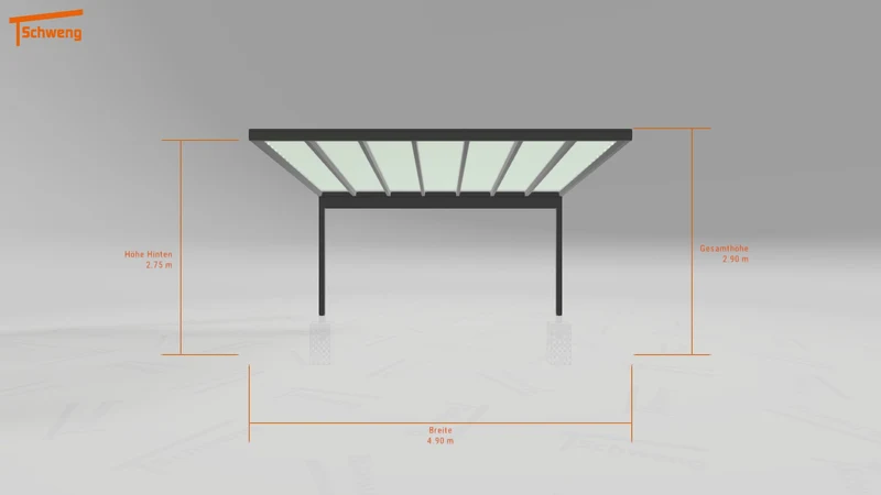 #DE Schweng Terrassenüberdachung S400 (ID 33pzjn)