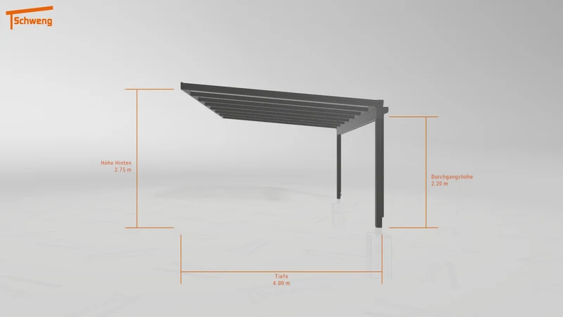 #DE Schweng Terrassenüberdachung S400 (ID 33pzjn)