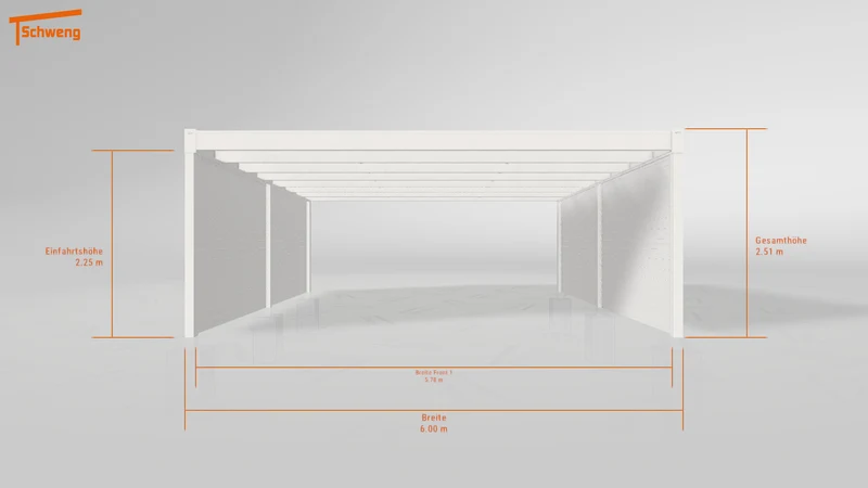 #DE Schweng Flachdachcarport C600+ (ID v4rmnr)