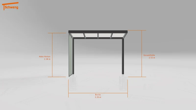 #DE Schweng Terrassenüberdachung S350 (ID mj79x5)