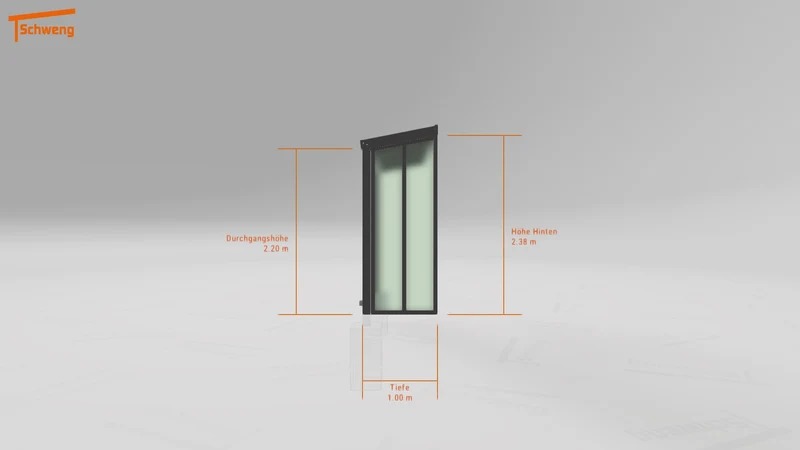 #DE Schweng Terrassenüberdachung S350 (ID mj79x5)