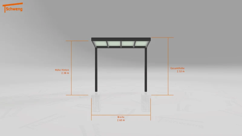 #DE Schweng Terrassenüberdachung S350 (ID 775wj8)