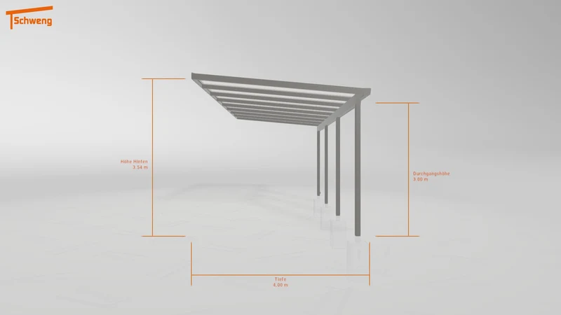 #AT Schweng Pultdachcarport S400 (ID dvzq4r)