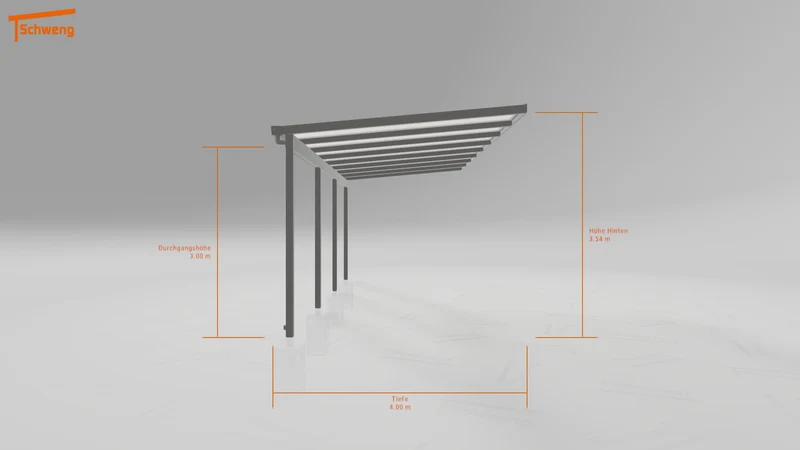 #AT Schweng Pultdachcarport S400 (ID dvzq4r)
