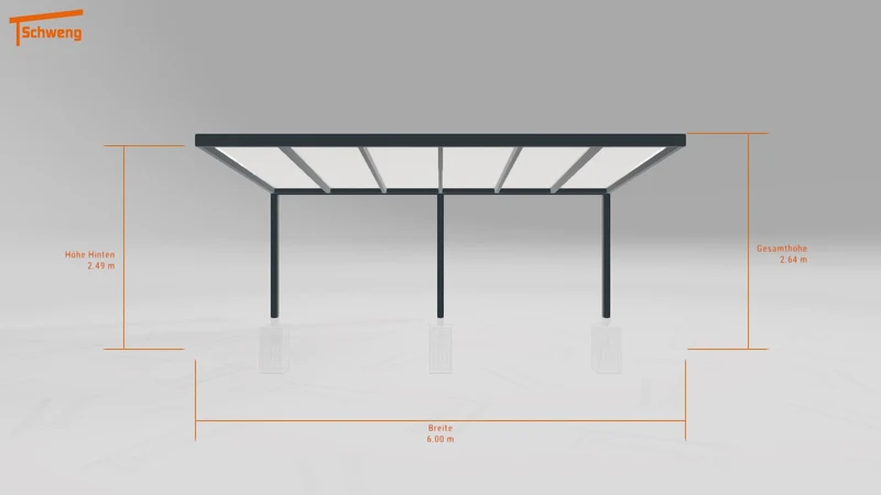 #DE Schweng Terrassenüberdachung S350 (ID zbx4qw)