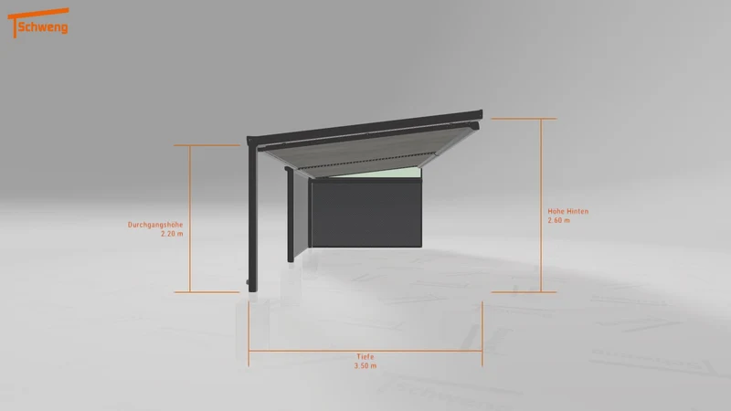 #DE Schweng Terrassenüberdachung S400 (ID 5m9dj8)