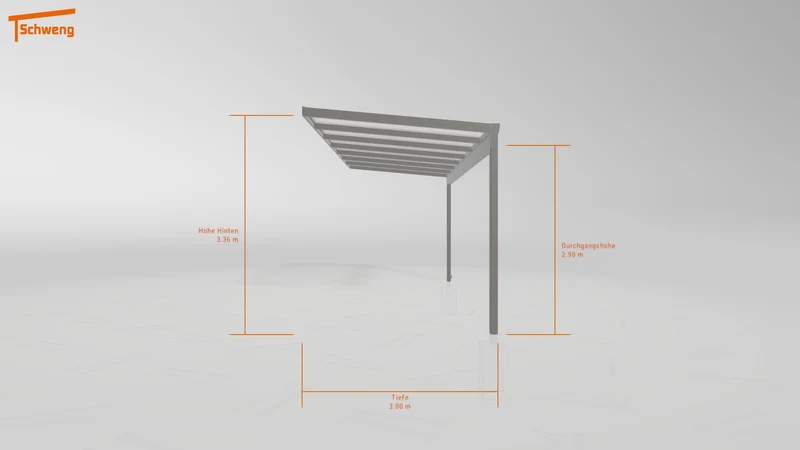 #DE Schweng Pultdachcarport S400 (ID qd23v7)