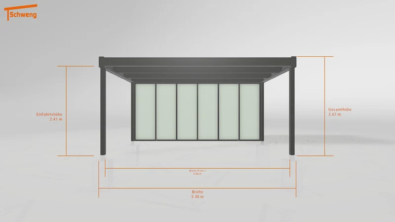 #DE Schweng Flachdachcarport C600 (ID n543m5) #MTG