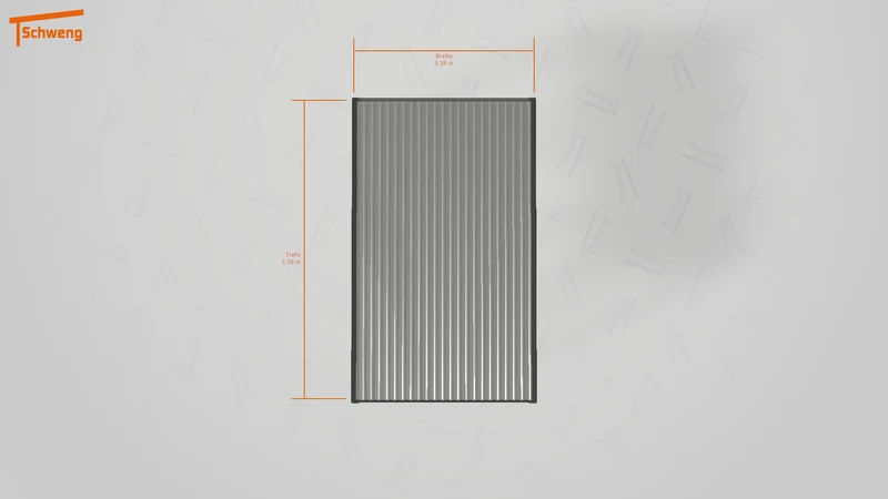 #DE Schweng Flachdachcarport C600 (ID jjr3ry) #MTG