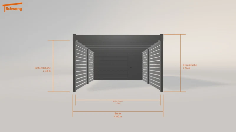 #DE Schweng Flachdachcarport C600 (ID n57gwv) #MTG