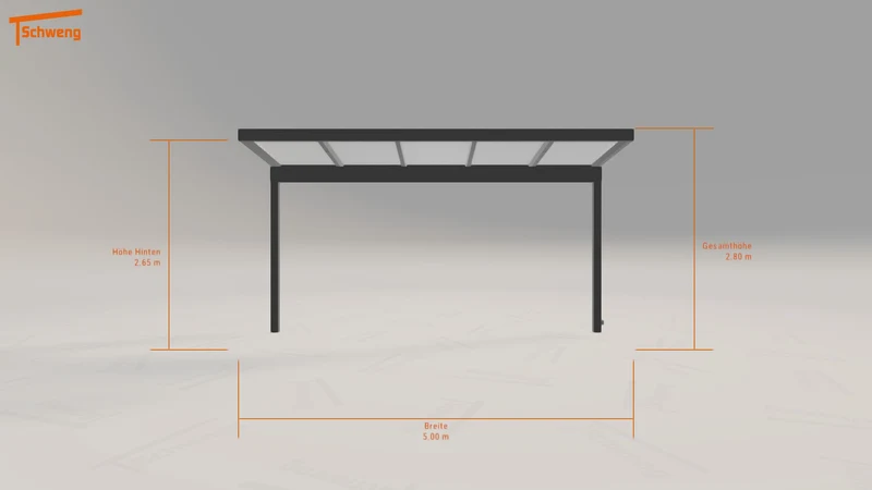 #DE Schweng Terrassenüberdachung S350 (ID 85dxxw)