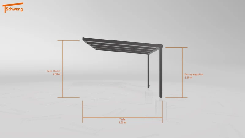 #DE Schweng Terrassenüberdachung S350 (ID 9wx5rv)