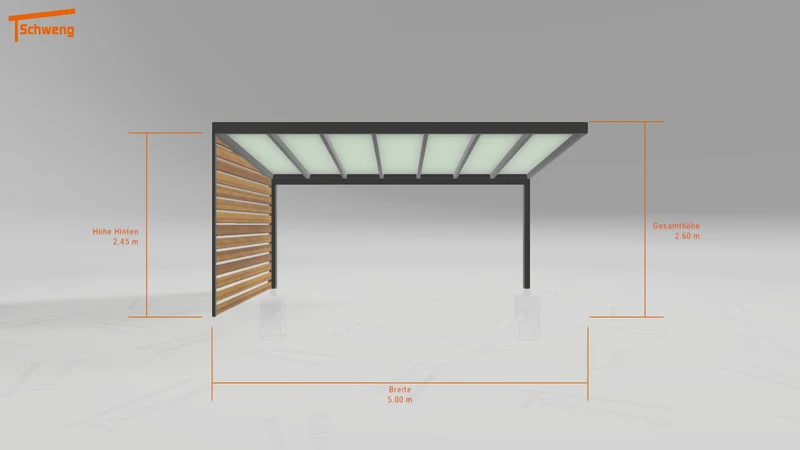 #DE Schweng Pultdachcarport S350 (ID g7pzdd) #MTG