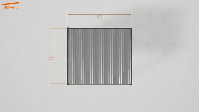 #DE Schweng Flachdachcarport C600 (ID 2qbk4b)