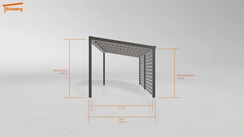 #DE Schweng Terrassenüberdachung S400 (ID bkj9yq)