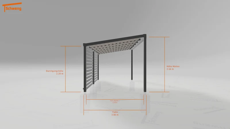#DE Schweng Terrassenüberdachung S400 (ID bkj9yq)