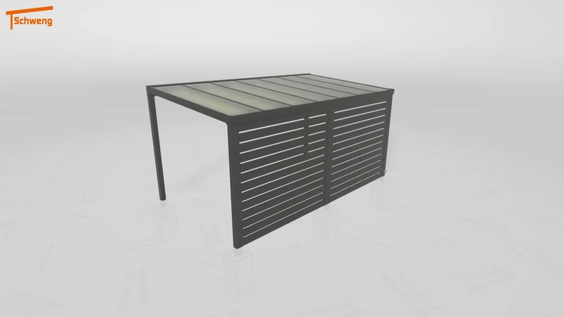 #DE Schweng Terrassenüberdachung S400 (ID w3y7v4)