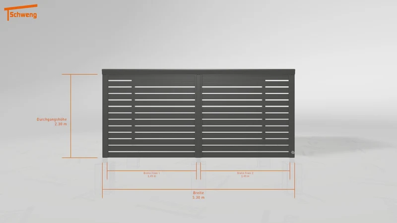 #DE Schweng Terrassenüberdachung S400 (ID w3y7v4)