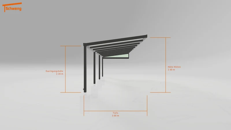 #DE Schweng Terrassenüberdachung S400 (ID 775qp7)