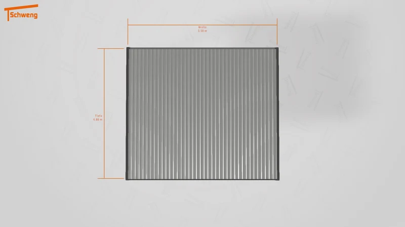 #DE Schweng Flachdachcarport C600 (ID zbxjmy) #MTG
