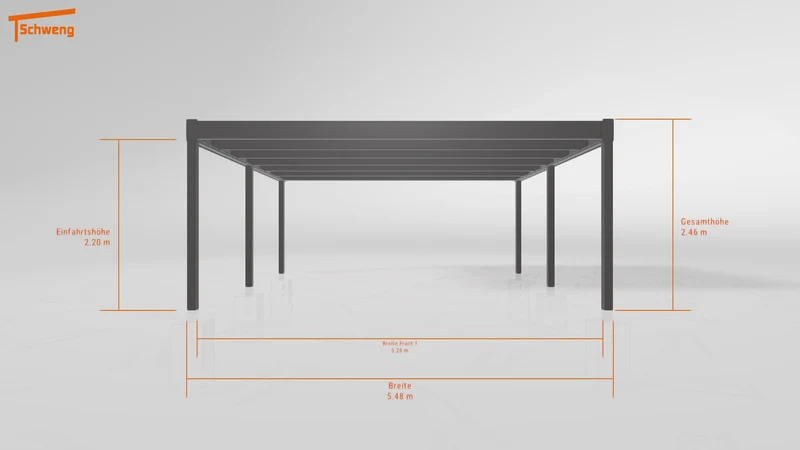 #DE Schweng Flachdachcarport C600+ (ID w3y7qb) #MTG