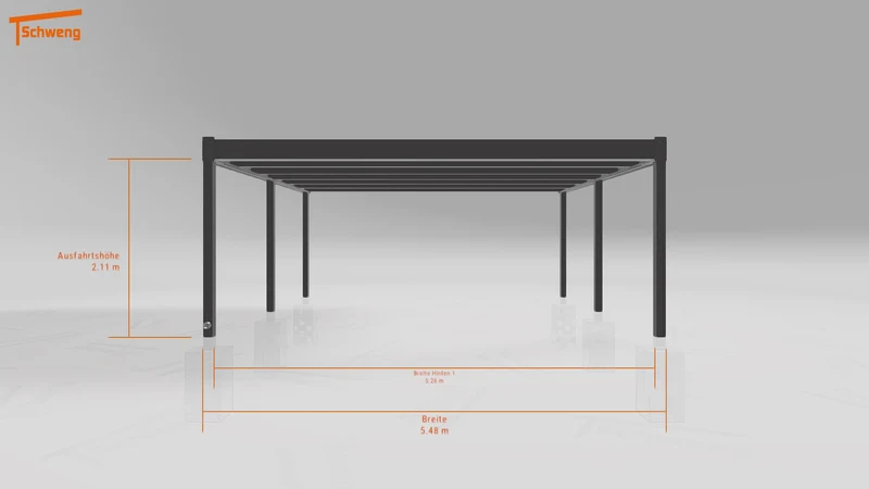 #DE Schweng Flachdachcarport C600+ (ID w3y7qb) #MTG
