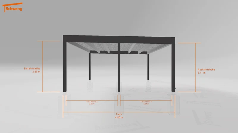 #DE Schweng Flachdachcarport C600+ (ID w3y7qb) #MTG
