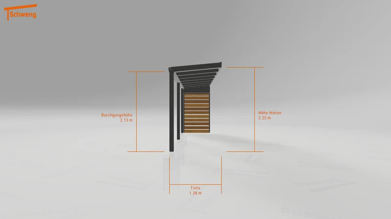 #DE Schweng Terrassenüberdachung S350 (ID 857d87)