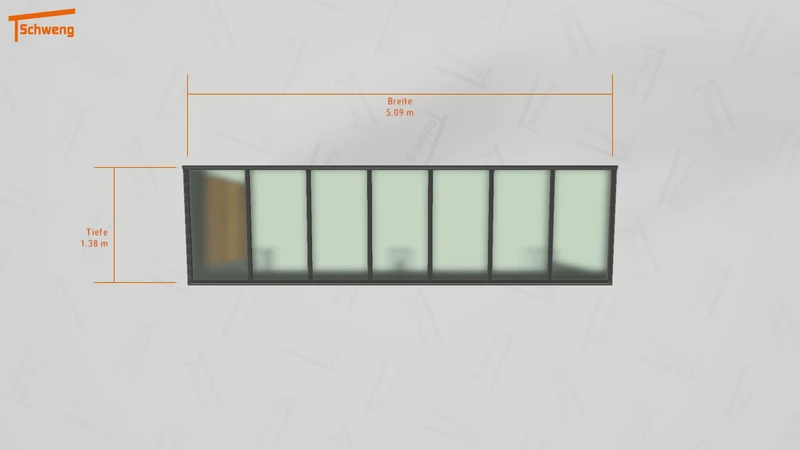 #DE Schweng Terrassenüberdachung S350 (ID 857d87)
