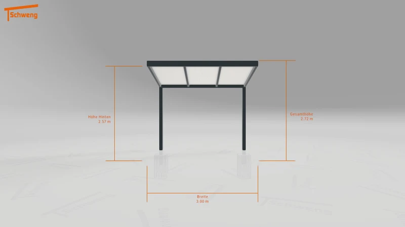 #DE Schweng Terrassenüberdachung S350 (ID bkj983)