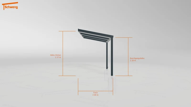 #DE Schweng Terrassenüberdachung S350 (ID bkj983)
