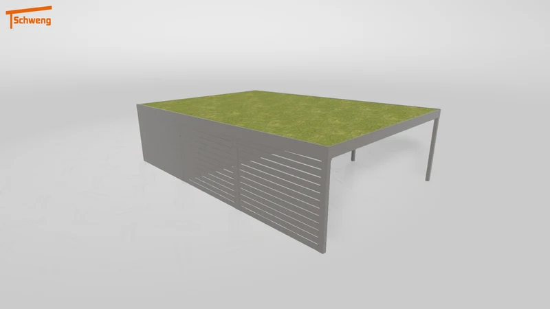#DE Schweng Flachdachcarport C600+ (ID x75xk8) #MTG
