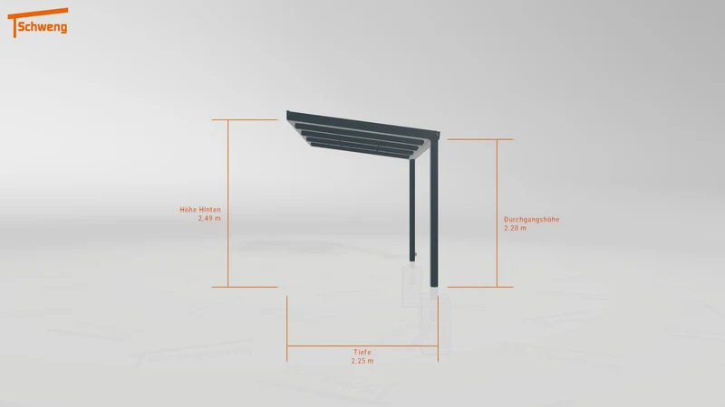#DE Schweng Terrassenüberdachung S350 (ID 2qbjgj)