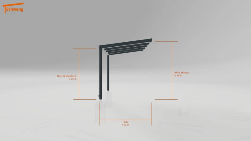 #DE Schweng Terrassenüberdachung S350 (ID 2qbjgj)