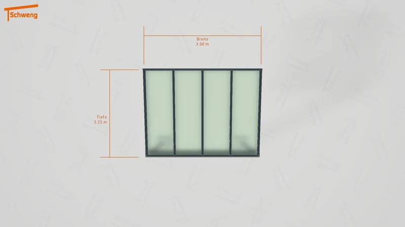 #DE Schweng Terrassenüberdachung S350 (ID 2qbjgj)