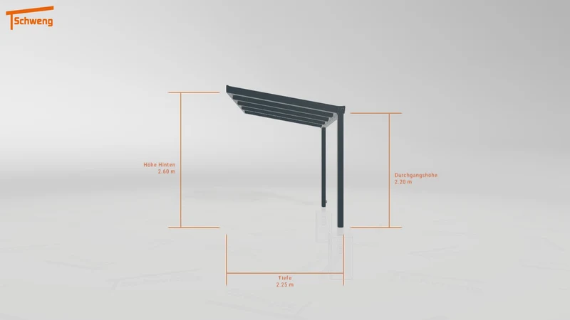 #DE Schweng Terrassenüberdachung S400 (ID dvz5wq)
