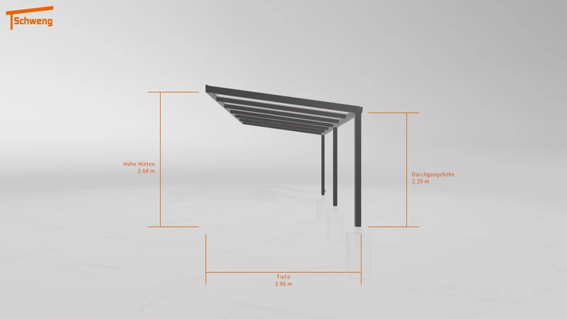 #DE Schweng Pultdachcarport S350 (ID rjrw3d) #MTG