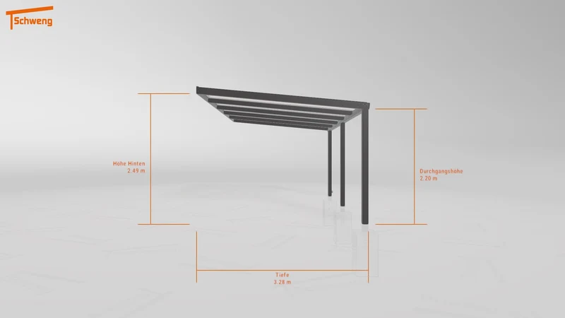 #DE Schweng Terrassenüberdachung S350 (ID g7p8bn)