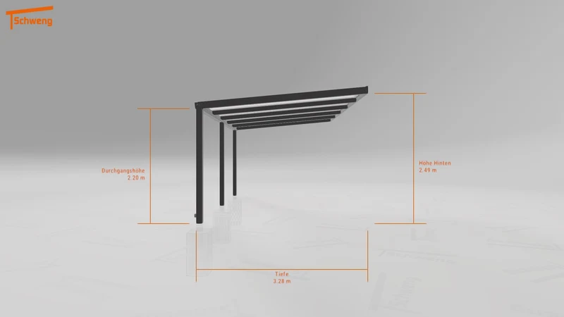#DE Schweng Terrassenüberdachung S350 (ID g7p8bn)
