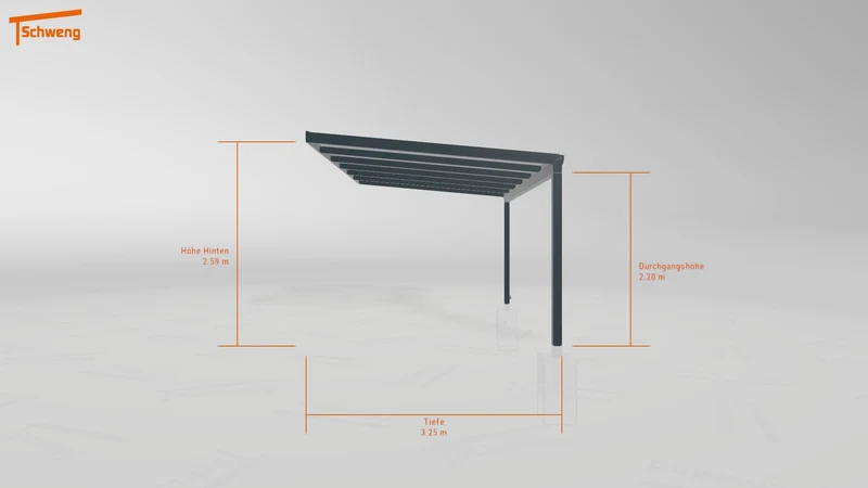 #DE Schweng Terrassenüberdachung S350 (ID 857kjx) #MTG