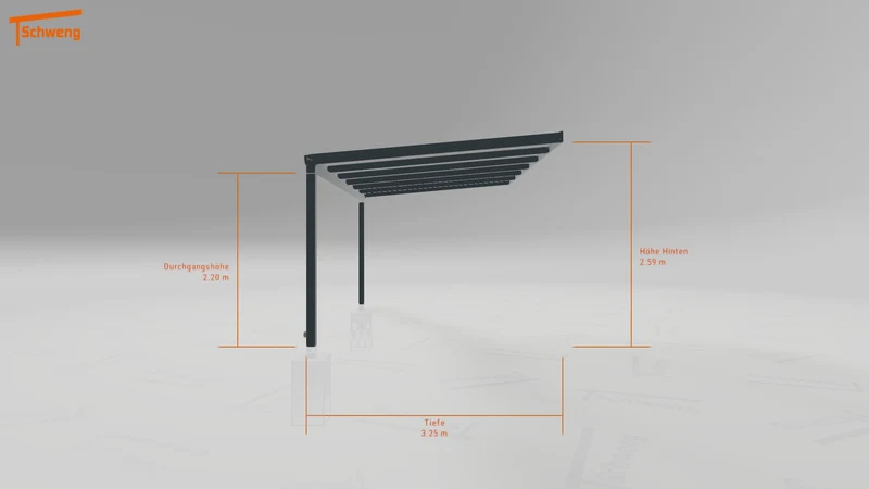 #DE Schweng Terrassenüberdachung S350 (ID 857kjx) #MTG
