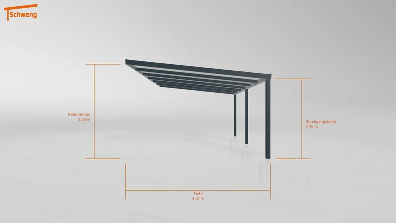 #DE Schweng Terrassenüberdachung S400 (ID bkj5rq)