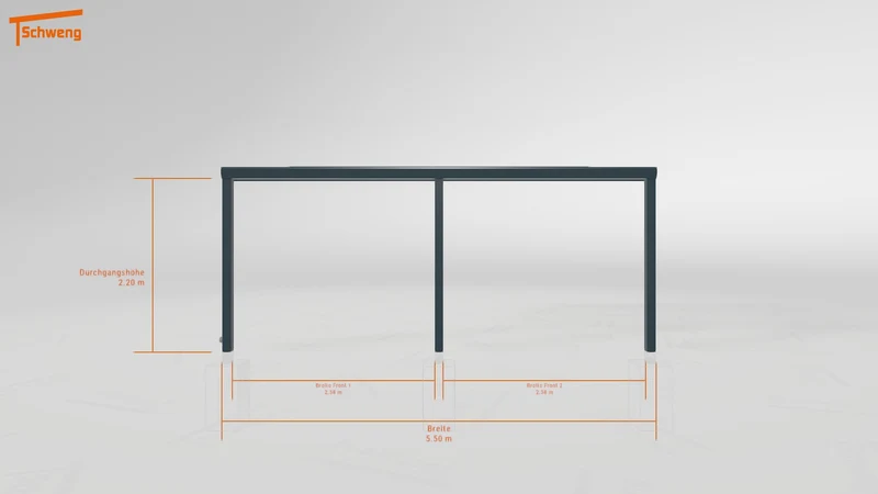 #DE Schweng Terrassenüberdachung S400 (ID w3yzy3)